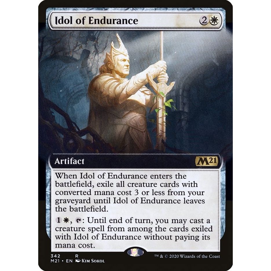 Image for Idol of Endurance (Extended Art) (342) (M21) - Magic: The Gathering