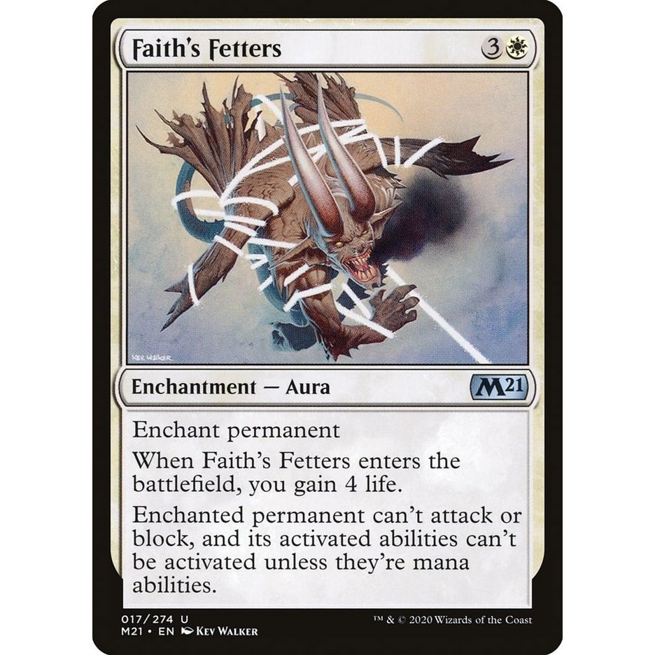 Image for Faith's Fetters (17) (M21) - Magic: The Gathering