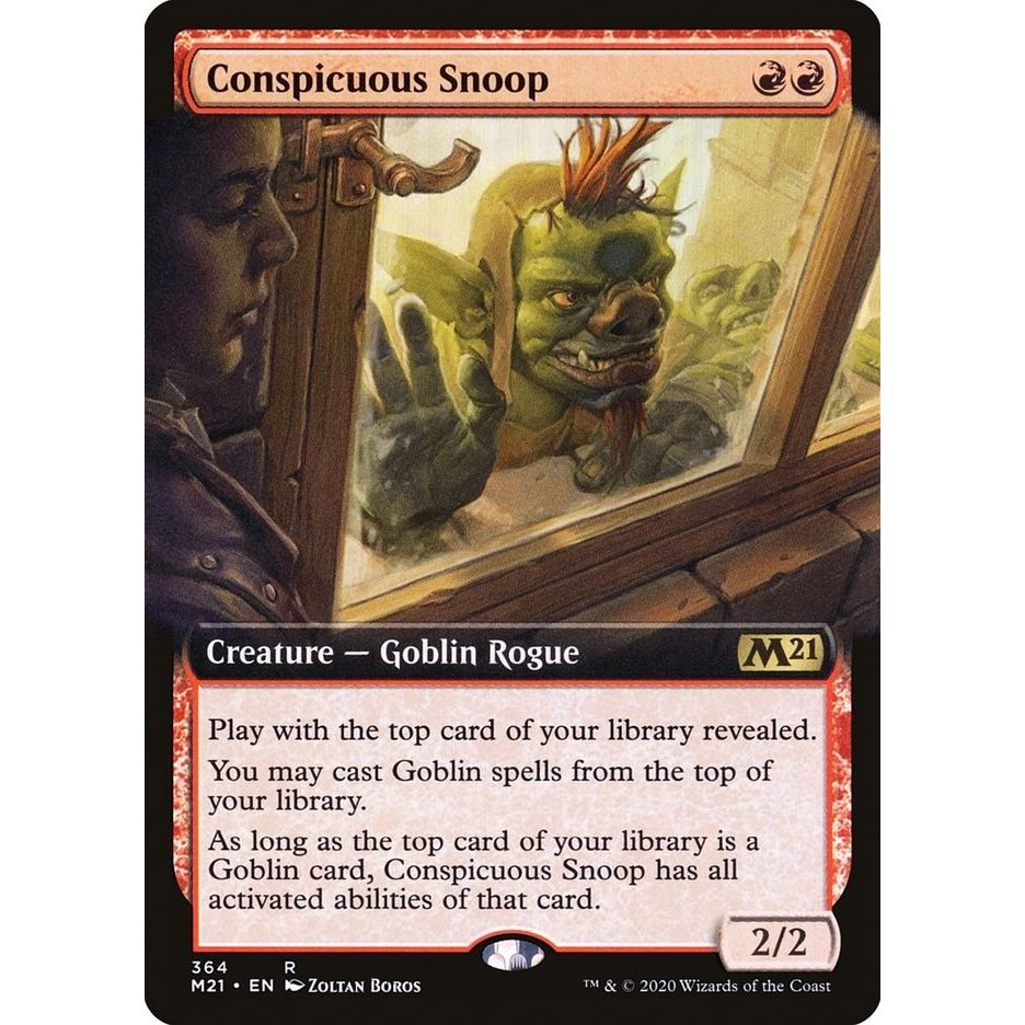 Image for Conspicuous Snoop (Extended Art) (364) (M21) - Magic: The Gathering