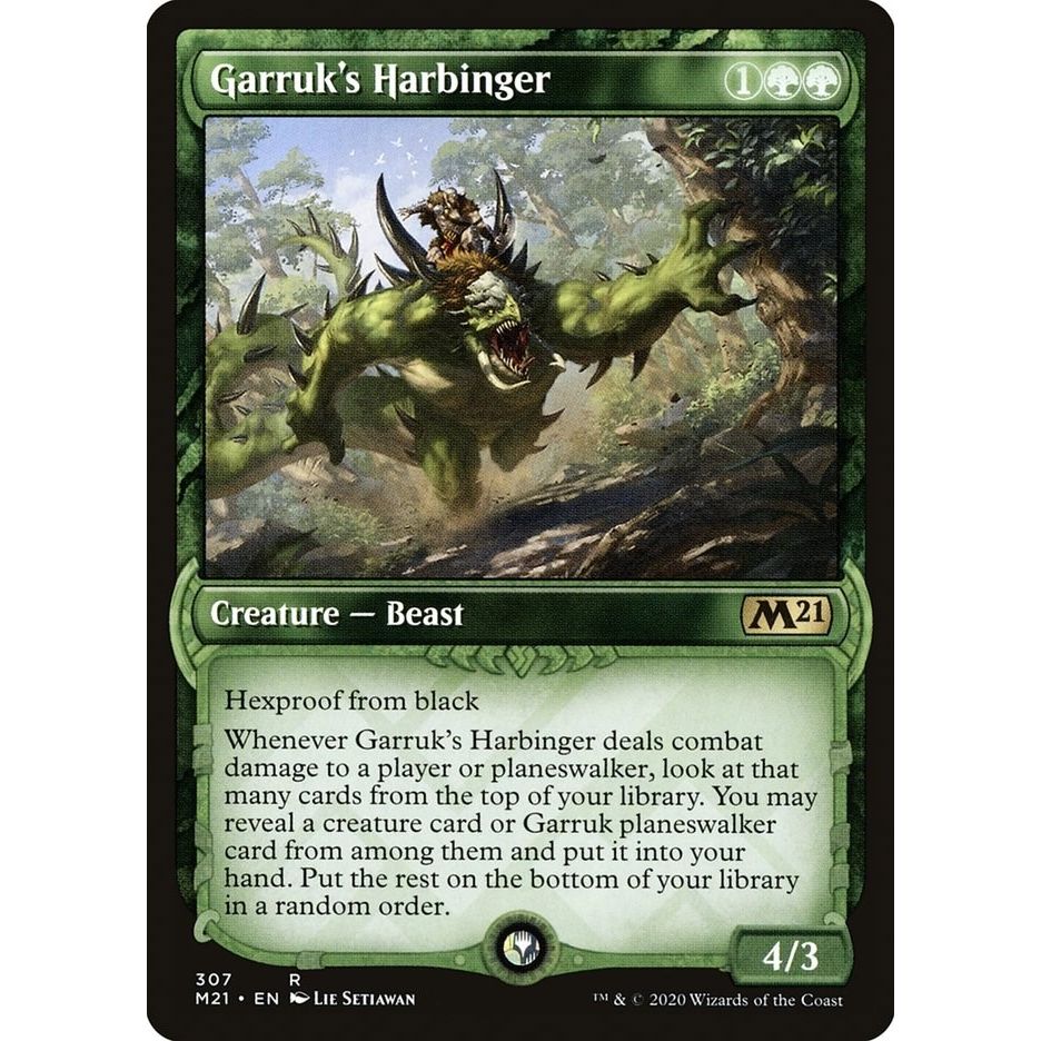 Image for Garruk's Harbinger (Showcase) (307) (M21) - Magic: The Gathering