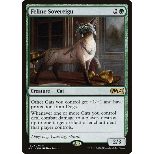 Image for Feline Sovereign (180) (M21) - Magic: The Gathering