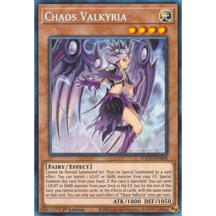 Image for Chaos Valkyria (CR) (TOCH-EN008) (TOCH) - YuGiOh