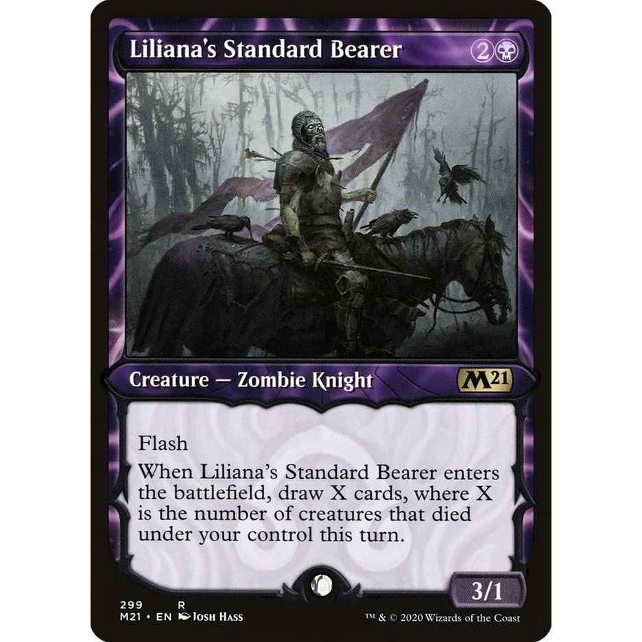 Image for Liliana's Standard Bearer (Showcase) (299) (M21) - Magic: The Gathering