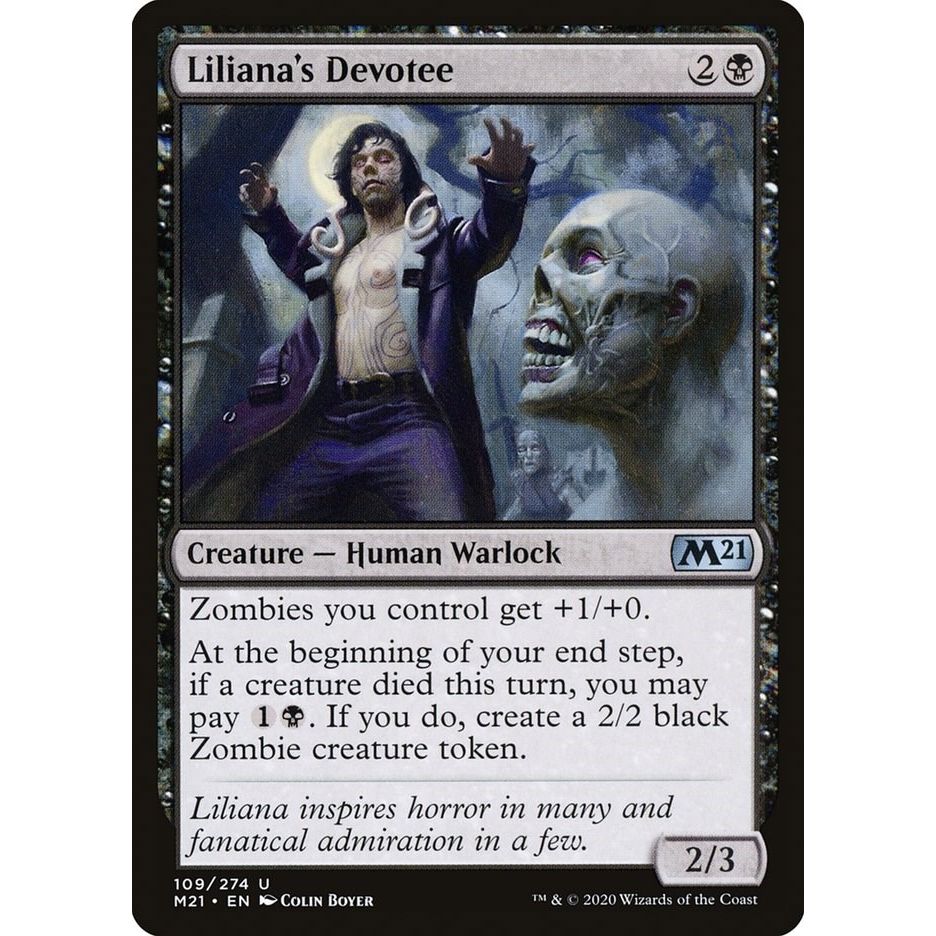 Image for Liliana's Devotee (109) (M21) - Magic: The Gathering