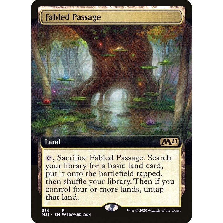 Image for Fabled Passage (Extended Art) (386) (M21) - Magic: The Gathering