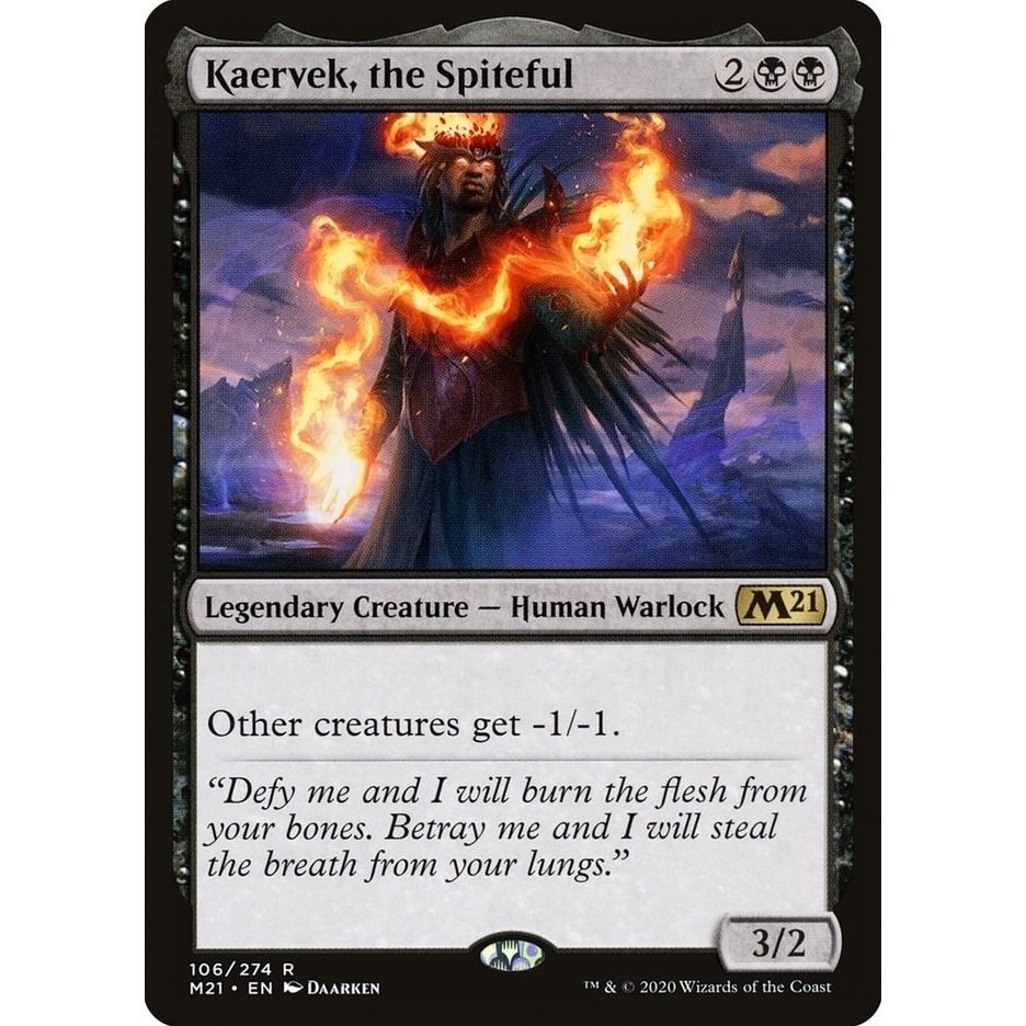 Image for Kaervek, the Spiteful (106) (M21) - Magic: The Gathering