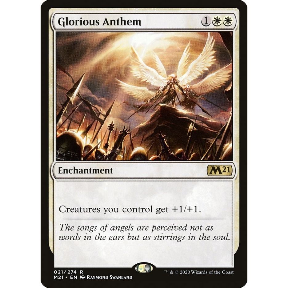 Image for Glorious Anthem (21) (M21) - Magic: The Gathering