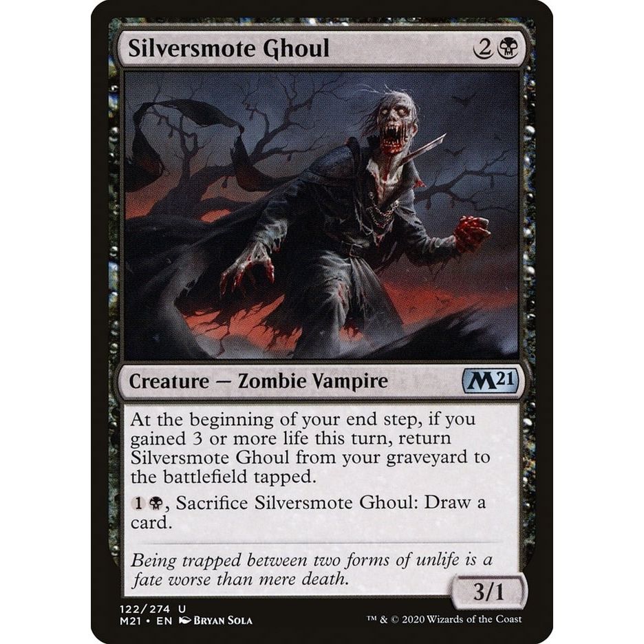 Image for Silversmote Ghoul (122) (M21) - Magic: The Gathering
