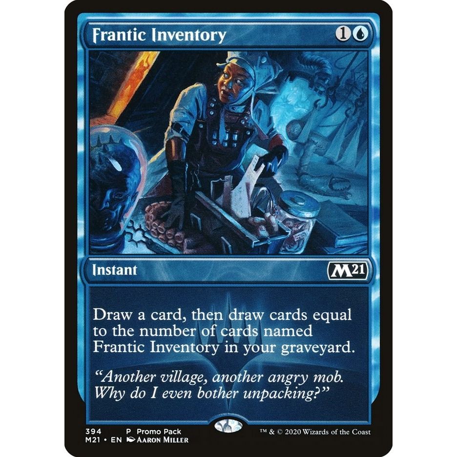 Image for Frantic Inventory (394) (PPM21) - Magic: The Gathering
