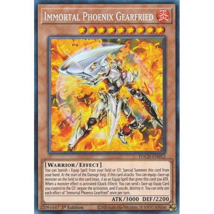 Image for Immortal Phoenix Gearfried (CR) (TOCH-EN012) (TOCH) - YuGiOh