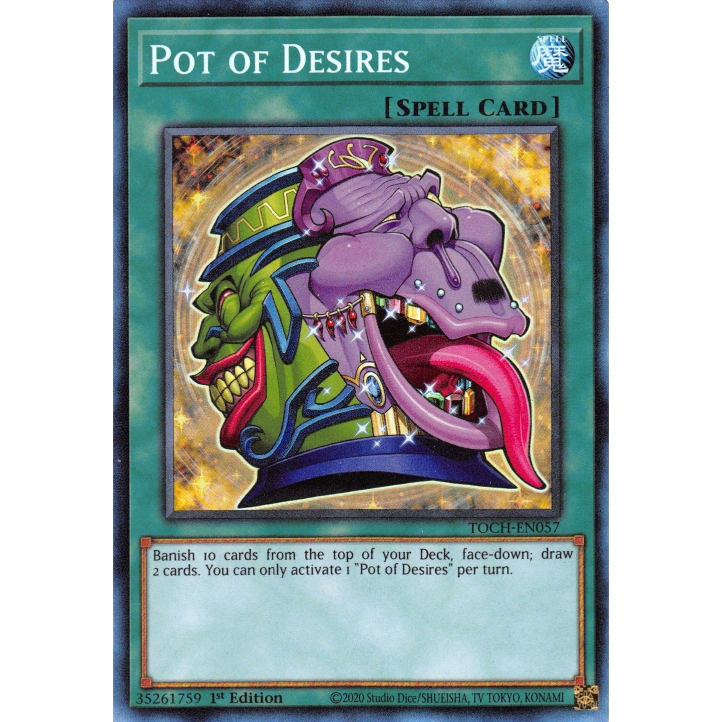 Image for Pot of Desires (CR) (TOCH-EN057) (TOCH) - YuGiOh