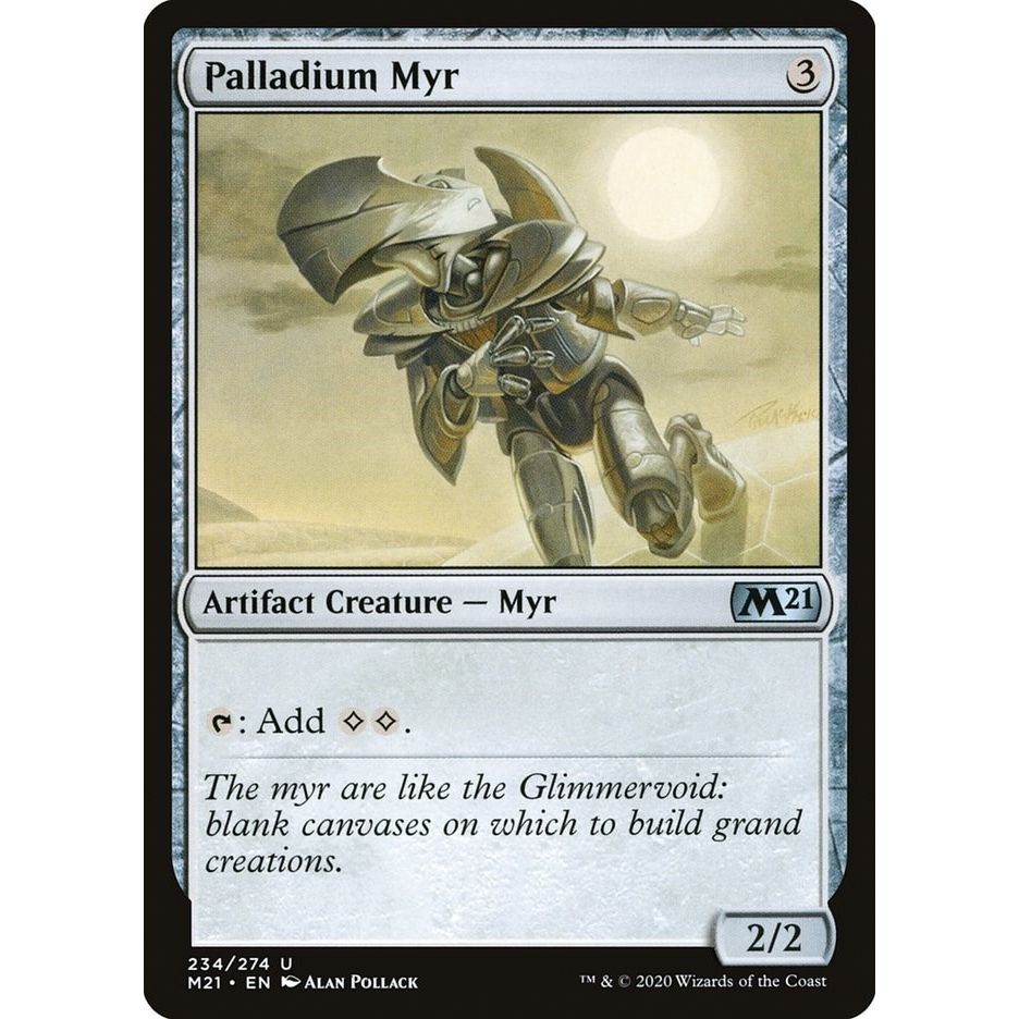 Image for Palladium Myr (234) (M21) - Magic: The Gathering