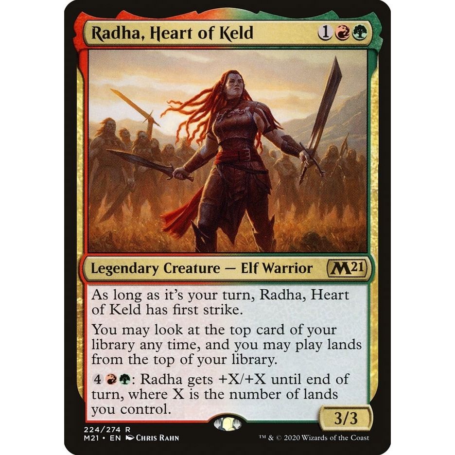 Image for Radha, Heart of Keld (224) (M21) - Magic: The Gathering