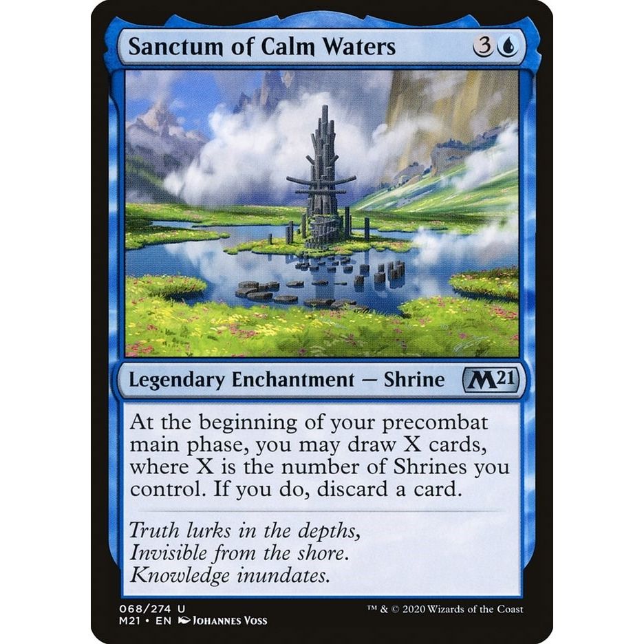 Image for Sanctum of Calm Waters (68) (M21) - Magic: The Gathering