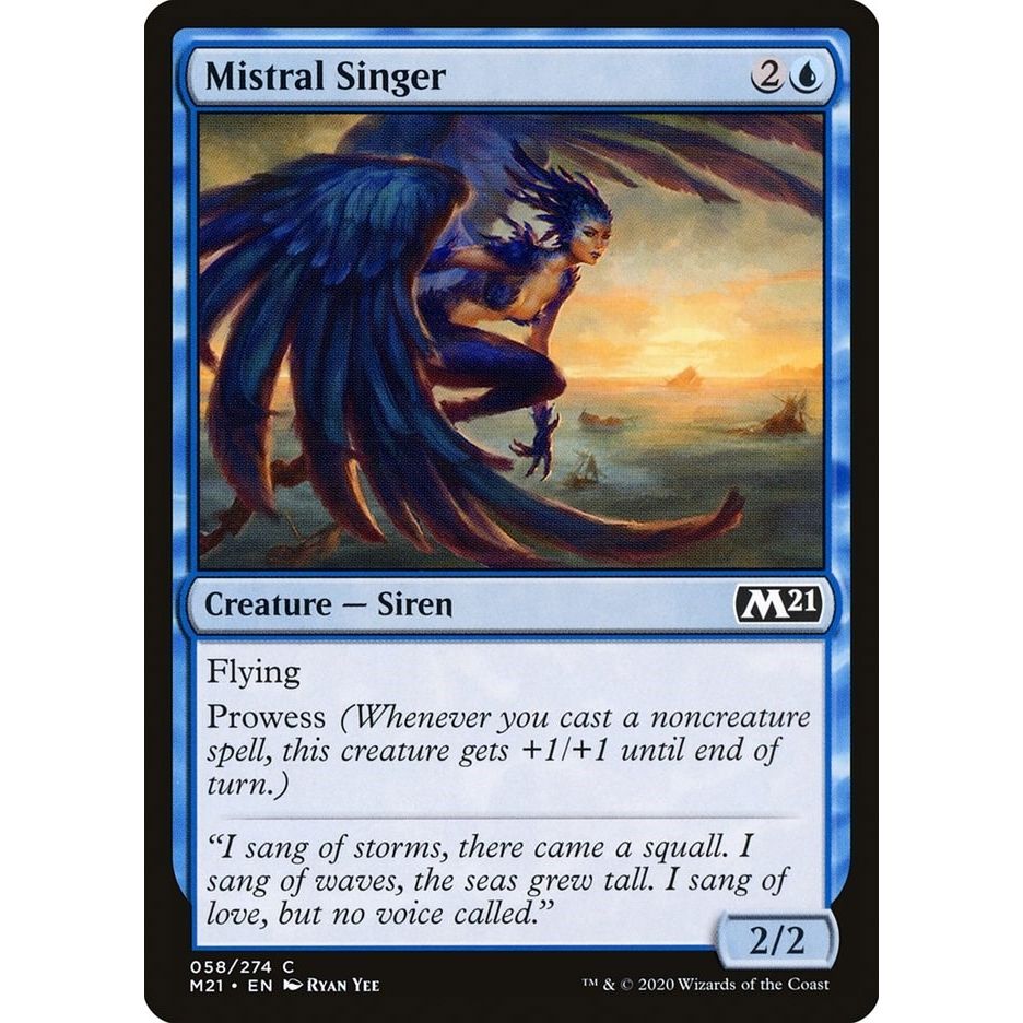 Image for Mistral Singer (58) (M21) - Magic: The Gathering