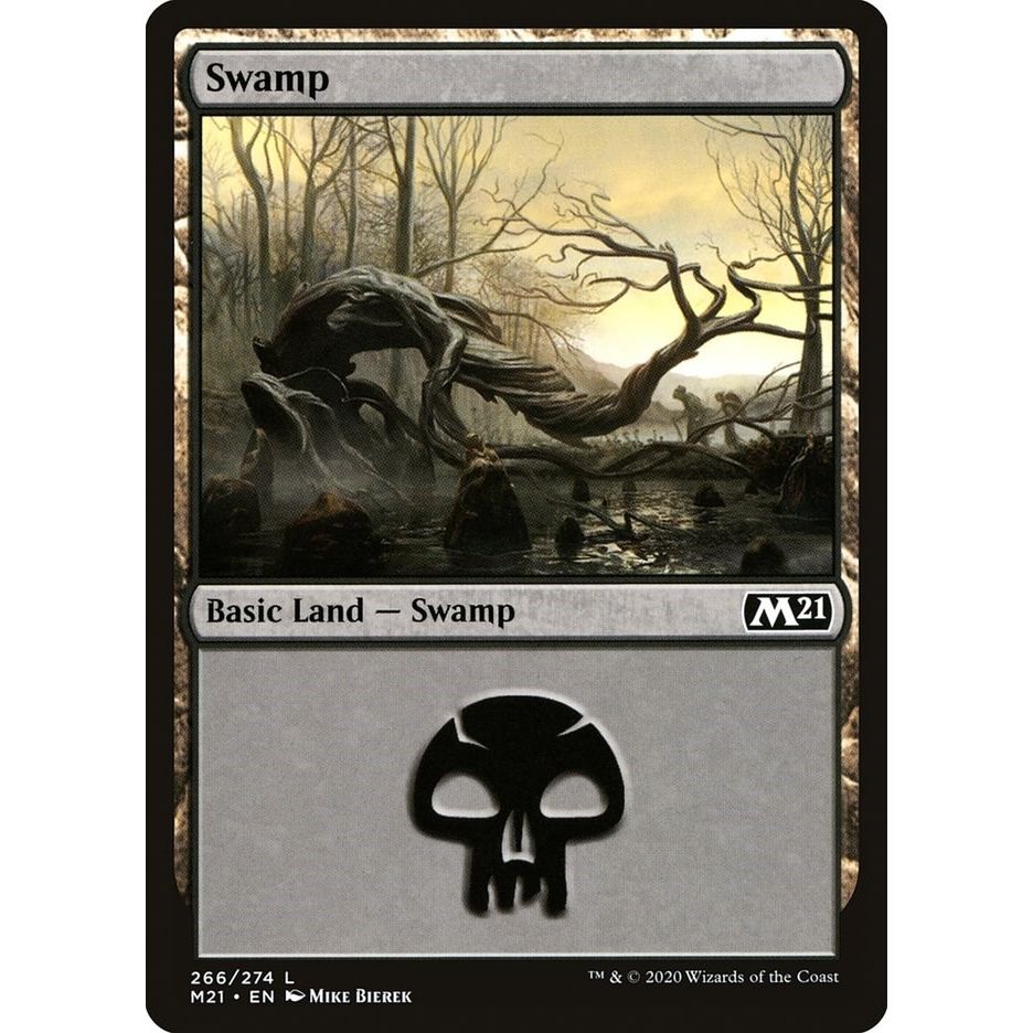 Image for Swamp (266) (M21) - Magic: The Gathering