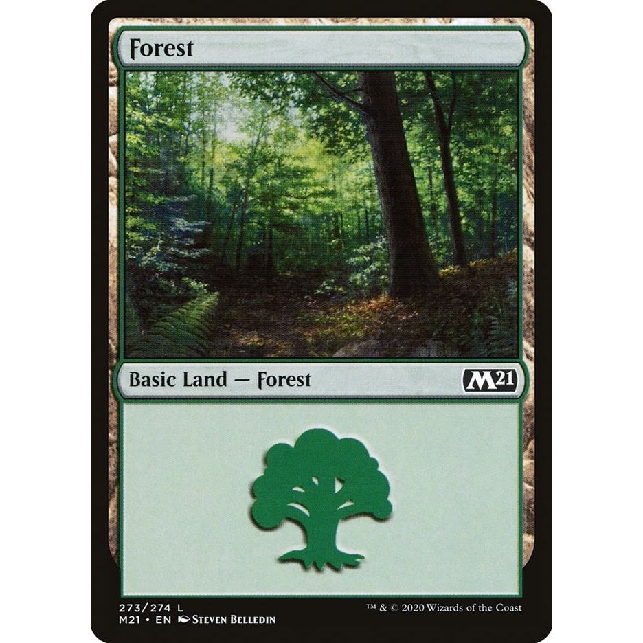 Image for Forest (273) (273) (M21) - Magic: The Gathering