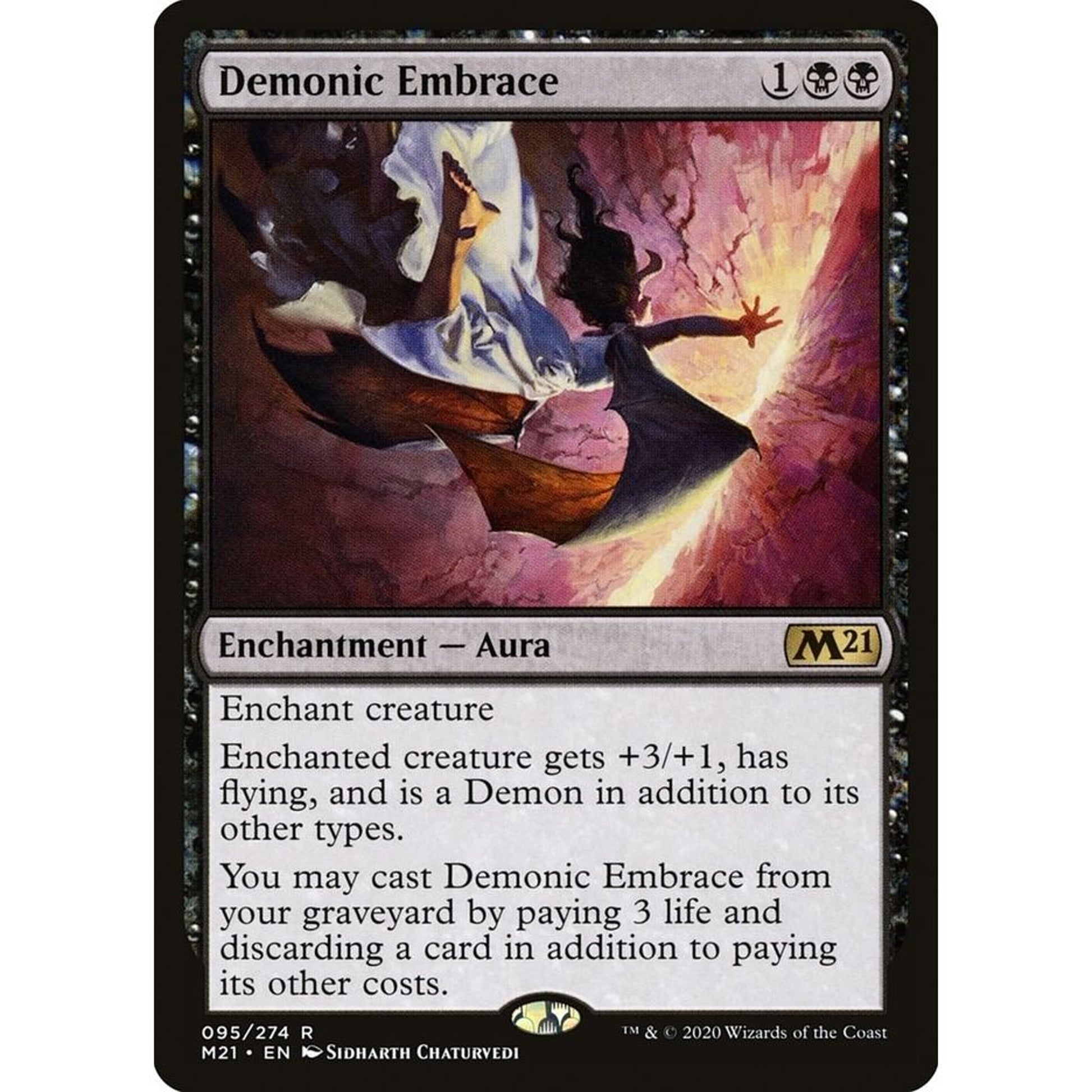 Image for Demonic Embrace (95) (M21) - Magic: The Gathering