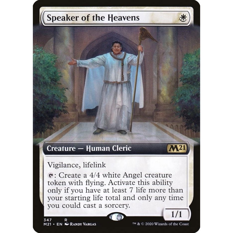 Image for Speaker of the Heavens (Extended Art) (347) (M21) - Magic: The Gathering