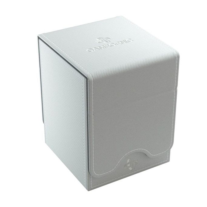Image for GameGenic Squire Deck Box - White (Holds 100+) - Deck Boxes