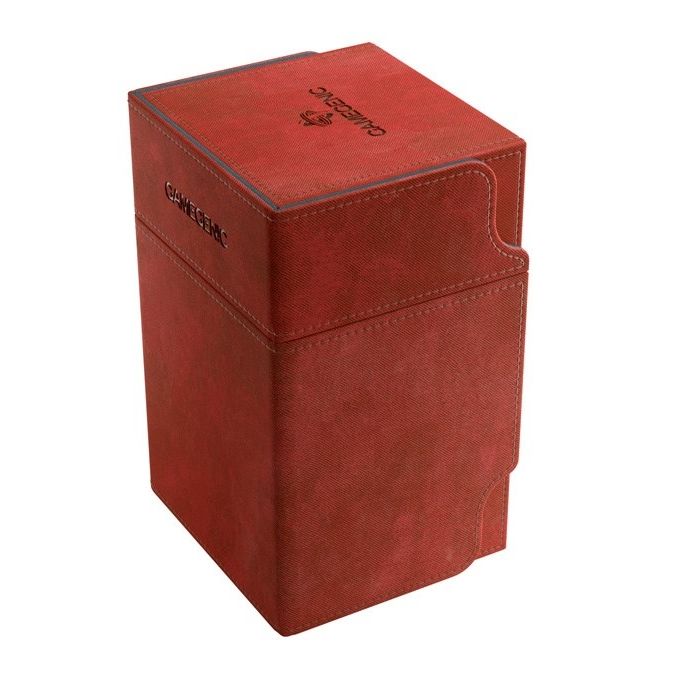 Image for GameGenic Watchtower Convertible Deck Box - Red (Holds 100+) - Deck Boxes