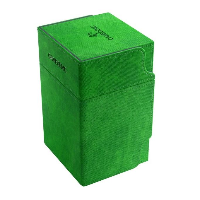 Image for GameGenic Watchtower Convertible Deck Box - Green (Holds 100+) - Deck Boxes