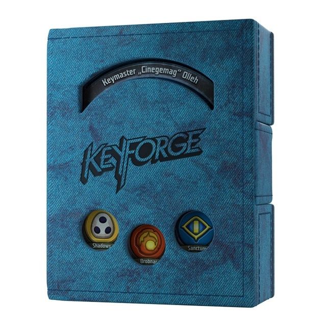 Image for GameGenic KeyForge Deck Book - Blue - Deck Boxes