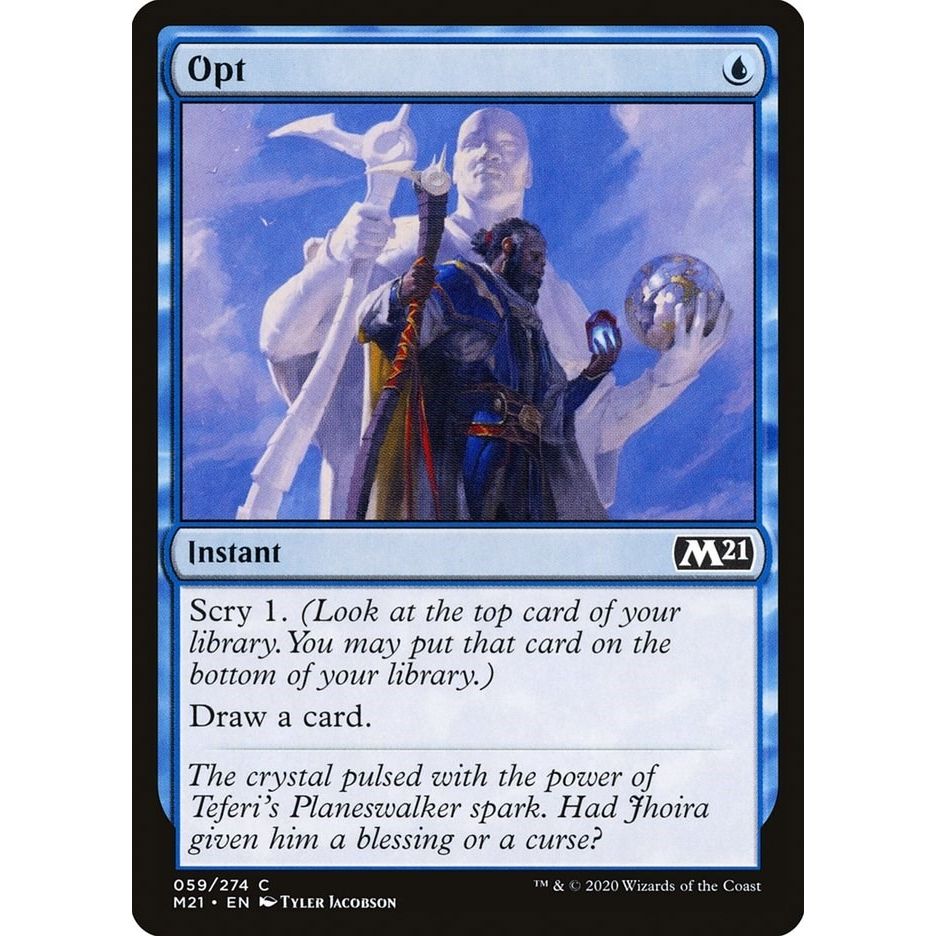 Image for Opt (59) (M21) - Magic: The Gathering