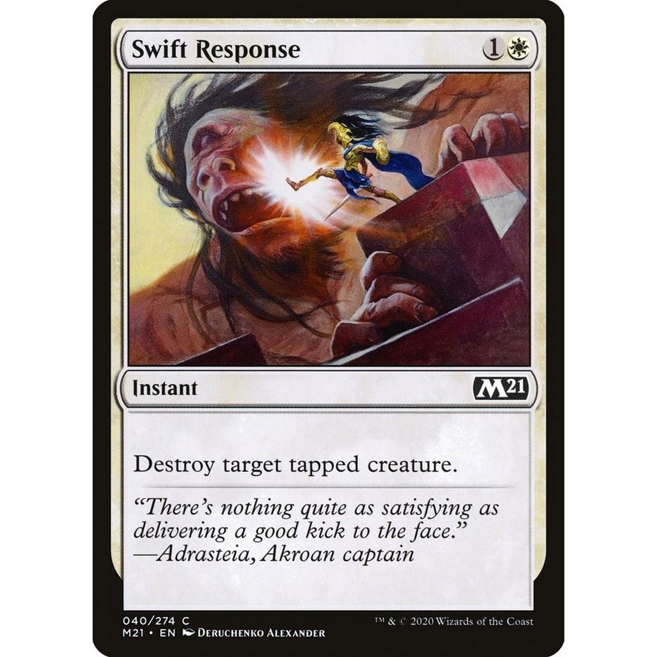 Image for Swift Response (40) (M21) - Magic: The Gathering