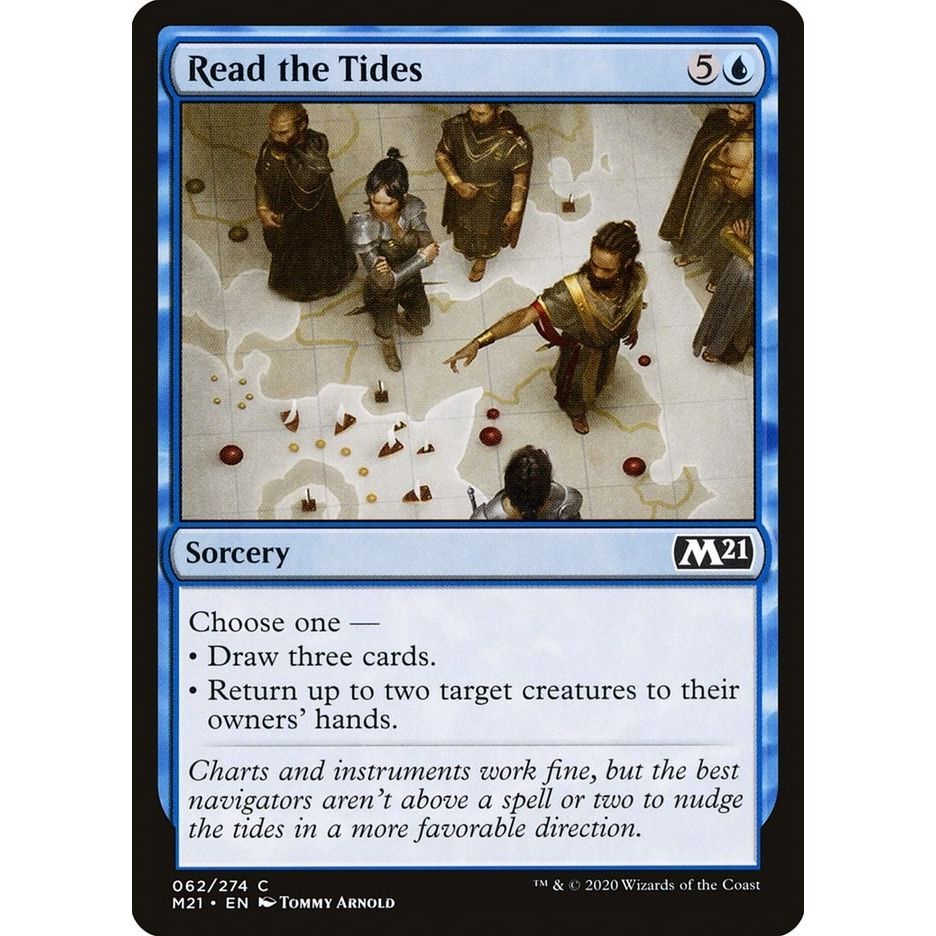 Image for Read the Tides (62) (M21) - Magic: The Gathering