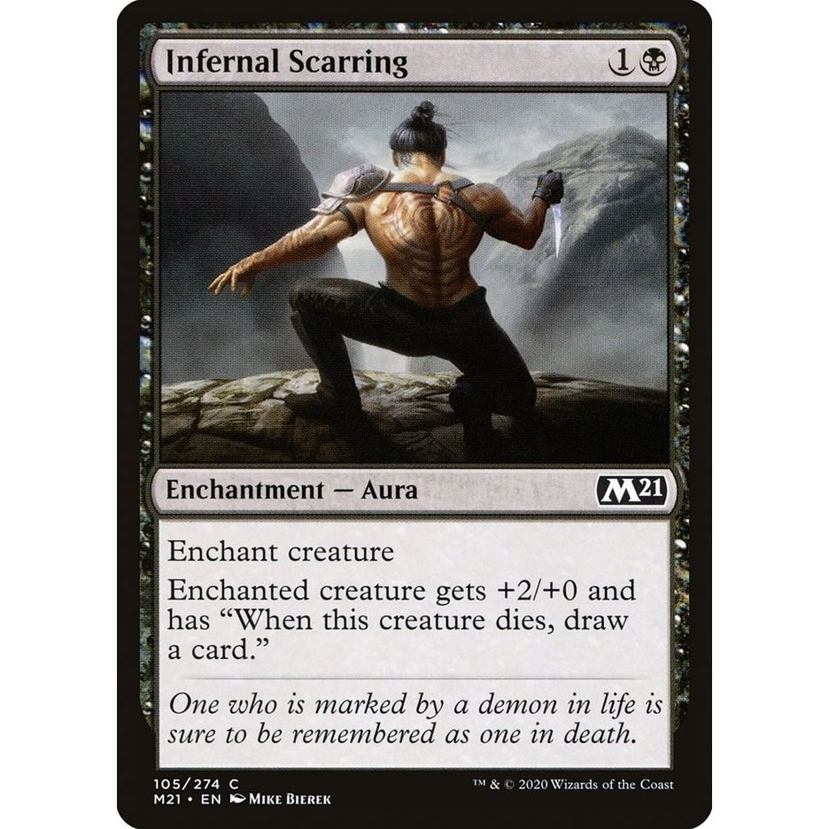 Image for Infernal Scarring (105) (M21) - Magic: The Gathering
