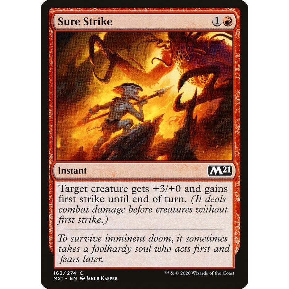 Image for Sure Strike (163) (M21) - Magic: The Gathering