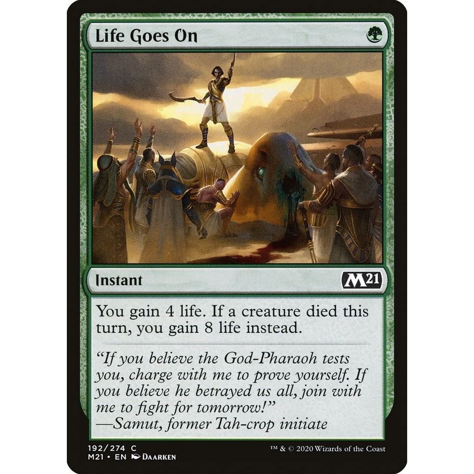 Image for Life Goes On (192) (M21) - Magic: The Gathering