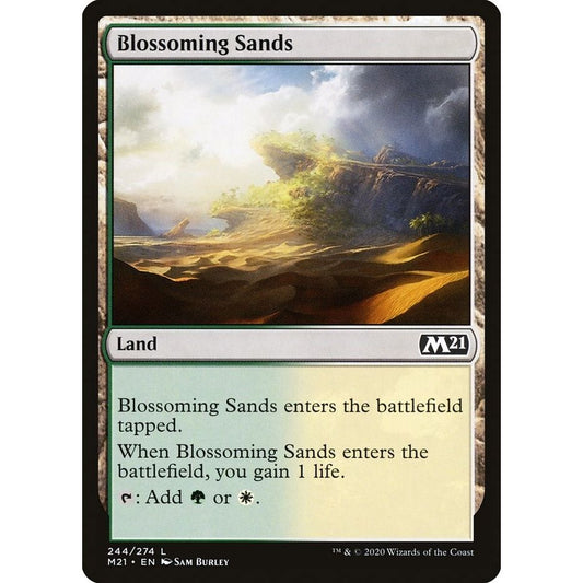 Image for Blossoming Sands (244) (M21) - Magic: The Gathering