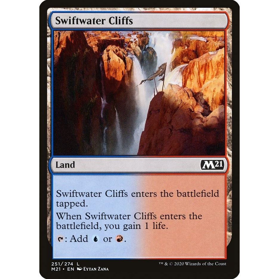 Image for Swiftwater Cliffs (251) (M21) - Magic: The Gathering