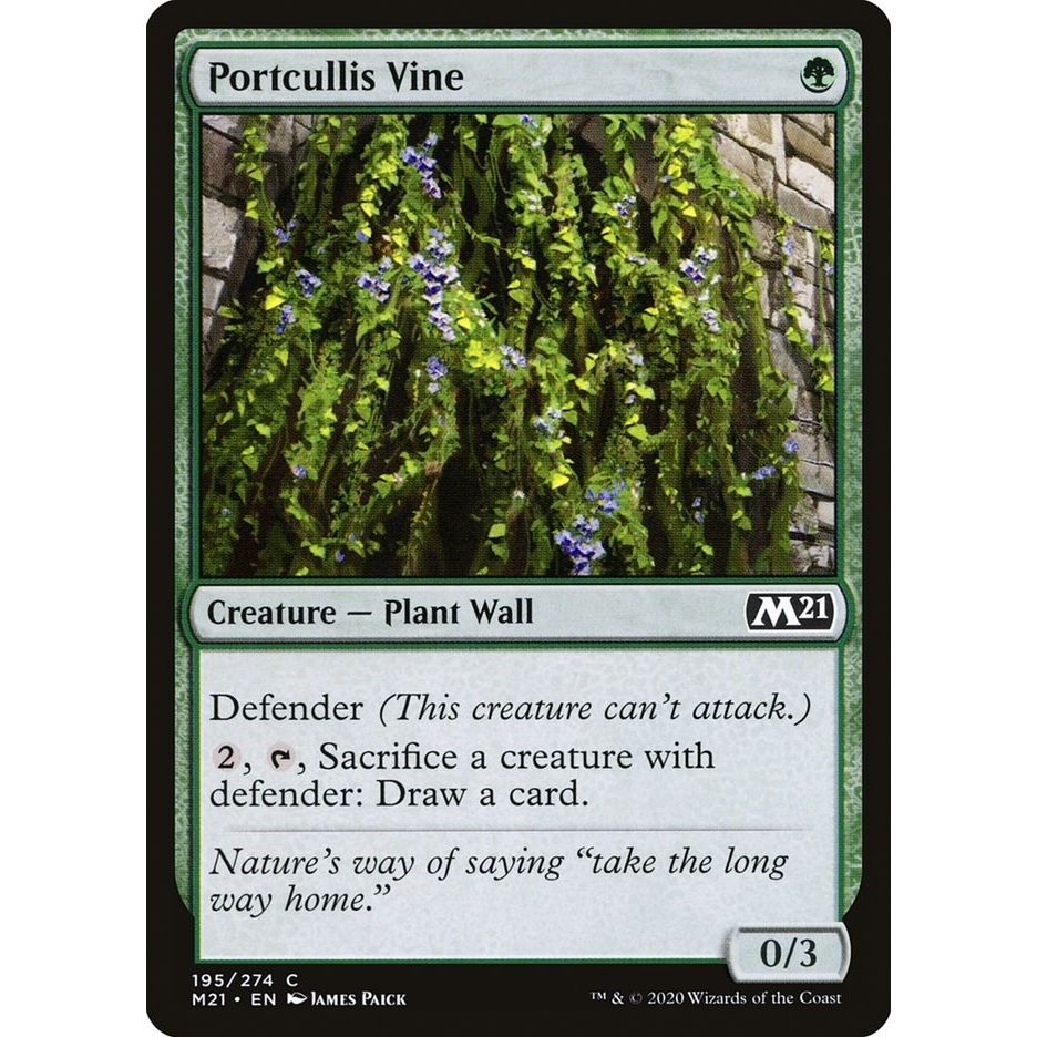 Image for Portcullis Vine (195) (M21) - Magic: The Gathering