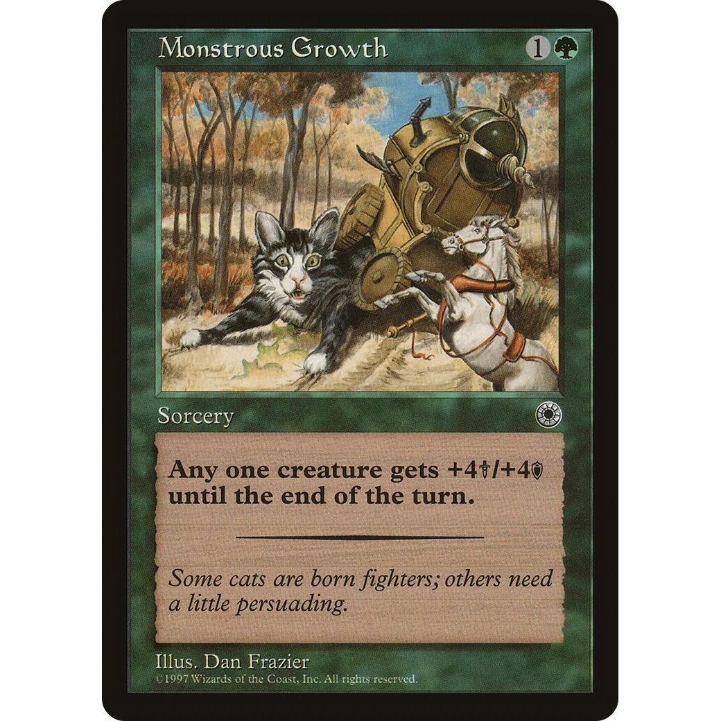 Image for Monstrous Growth (Flavor Text) (POR) - Magic: The Gathering