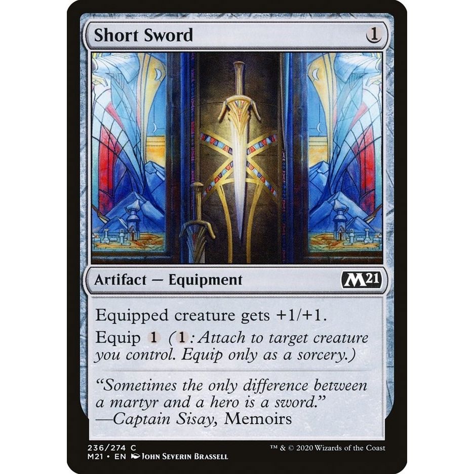 Image for Short Sword (236) (M21) - Magic: The Gathering