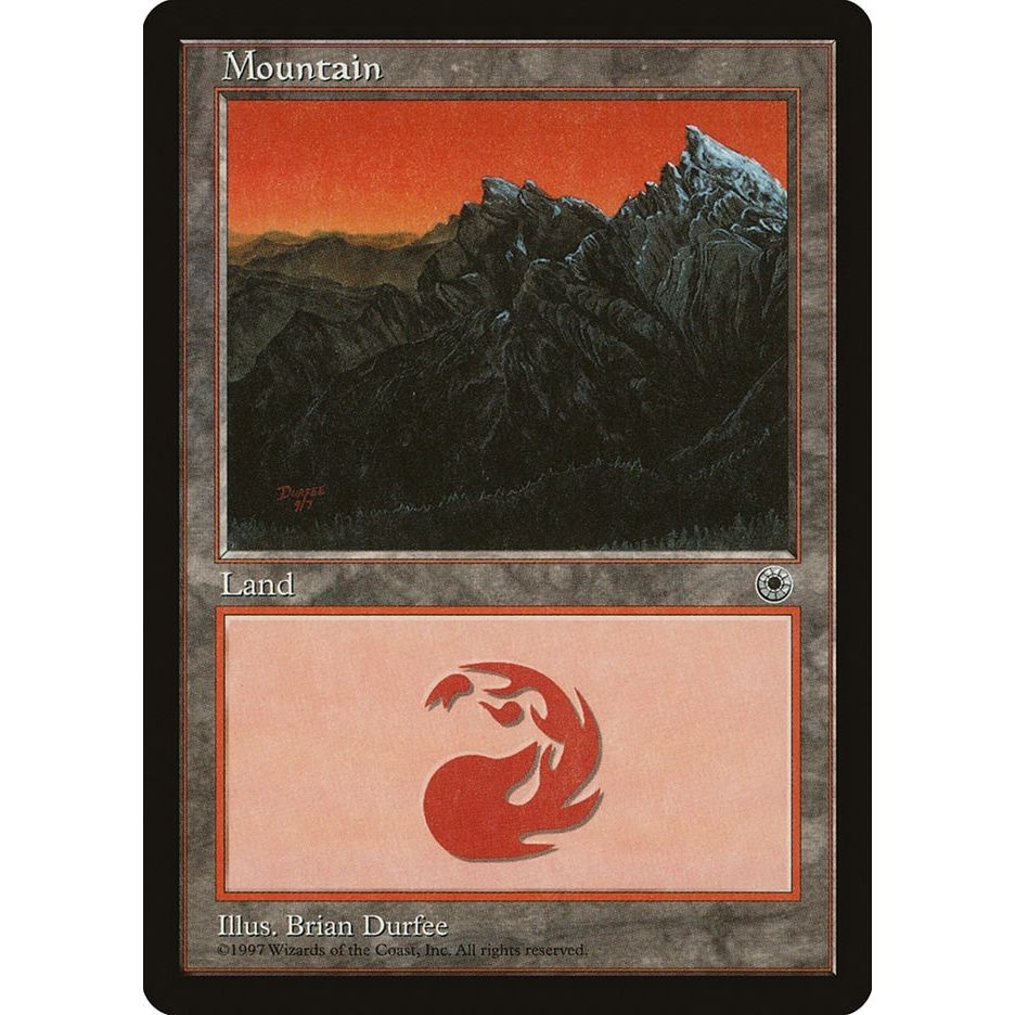 Image for Mountain (Peaks Right) (POR) - Magic: The Gathering