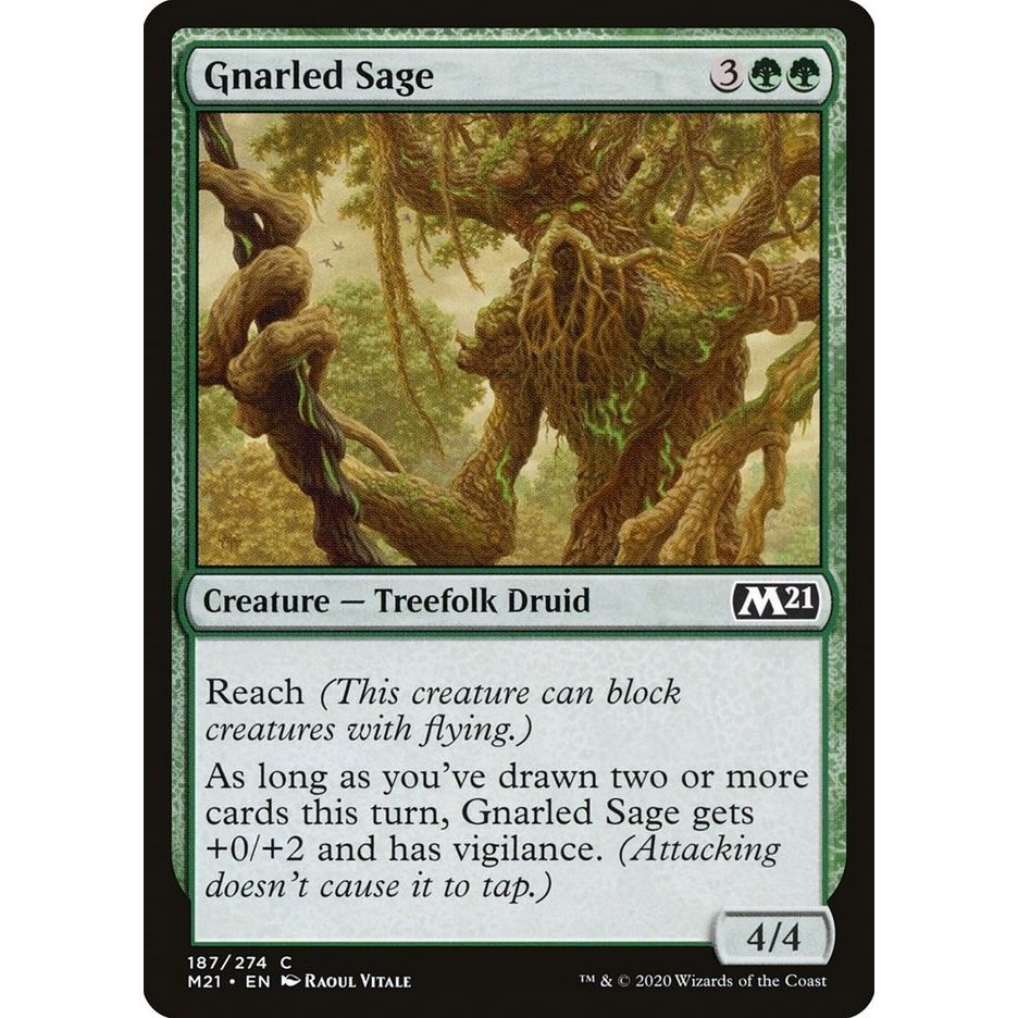 Image for Gnarled Sage (187) (M21) - Magic: The Gathering