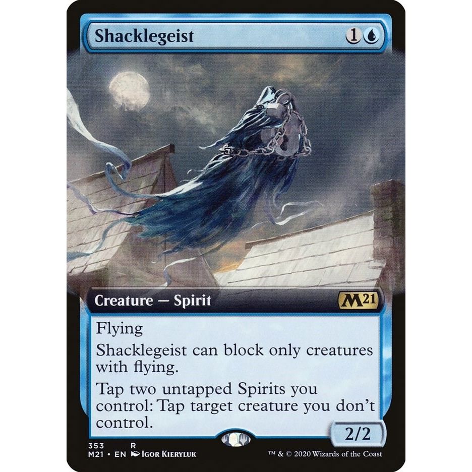 Image for Shacklegeist (Extended Art) (353) (M21) - Magic: The Gathering