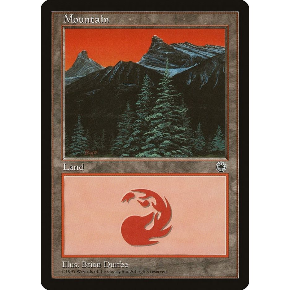 Image for Mountain (Trees Center) (POR) - Magic: The Gathering