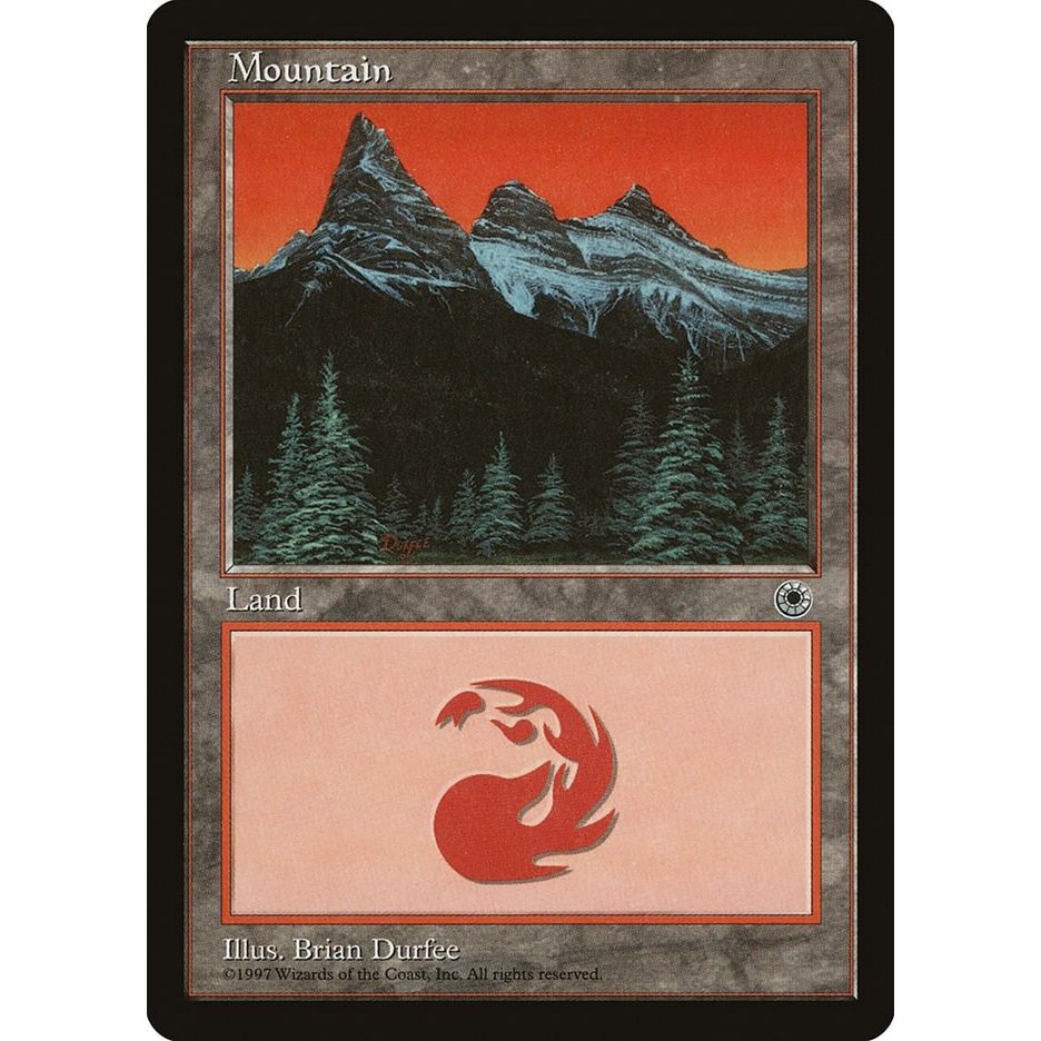 Image for Mountain (Three Peaks) (POR) - Magic: The Gathering