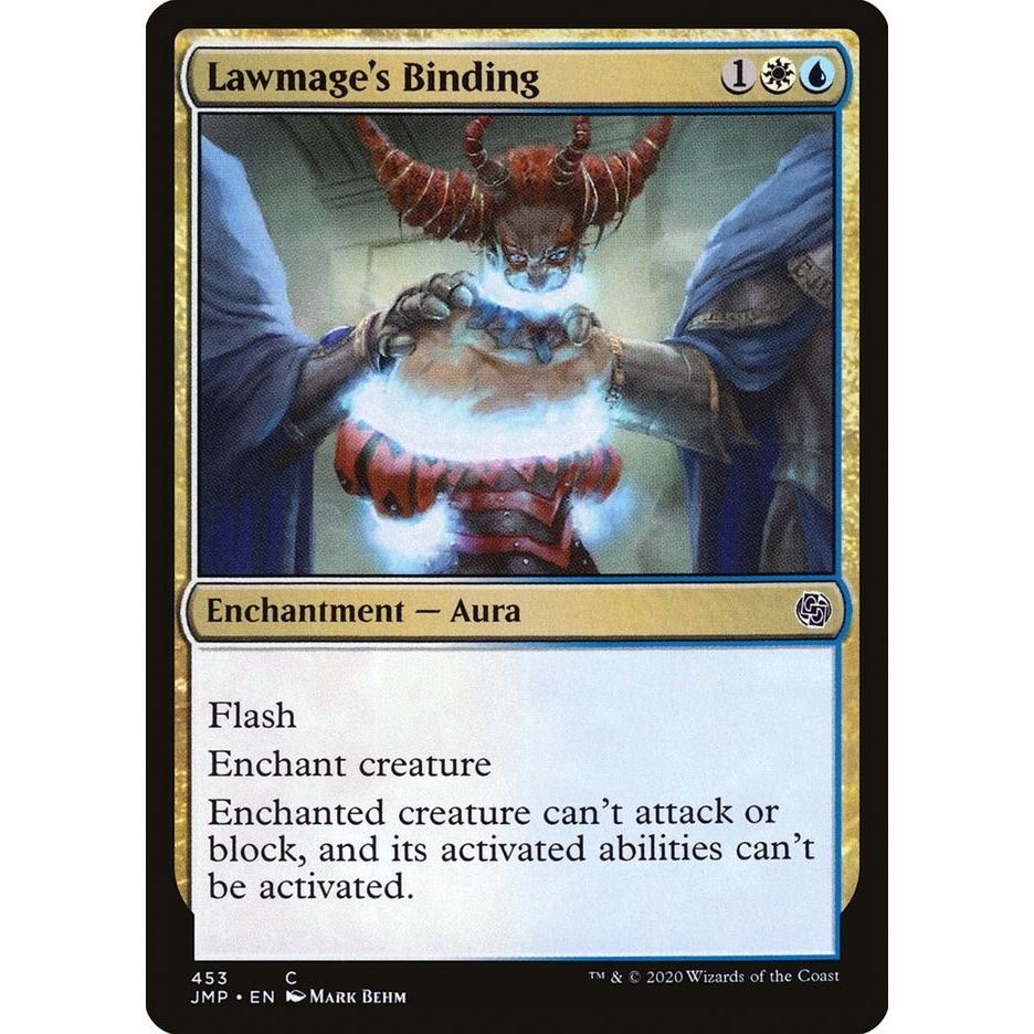 Image for Lawmage's Binding (453) (JMP) - Magic: The Gathering