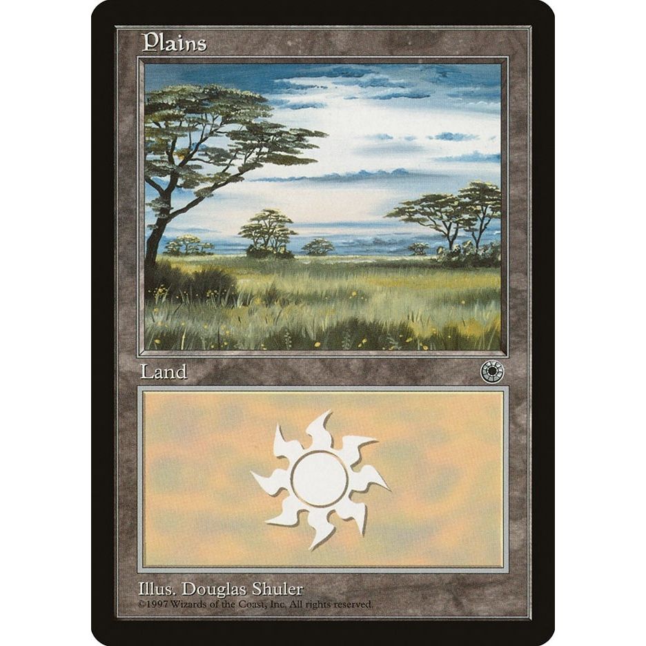 Image for Plains (White Sky) (POR) - Magic: The Gathering