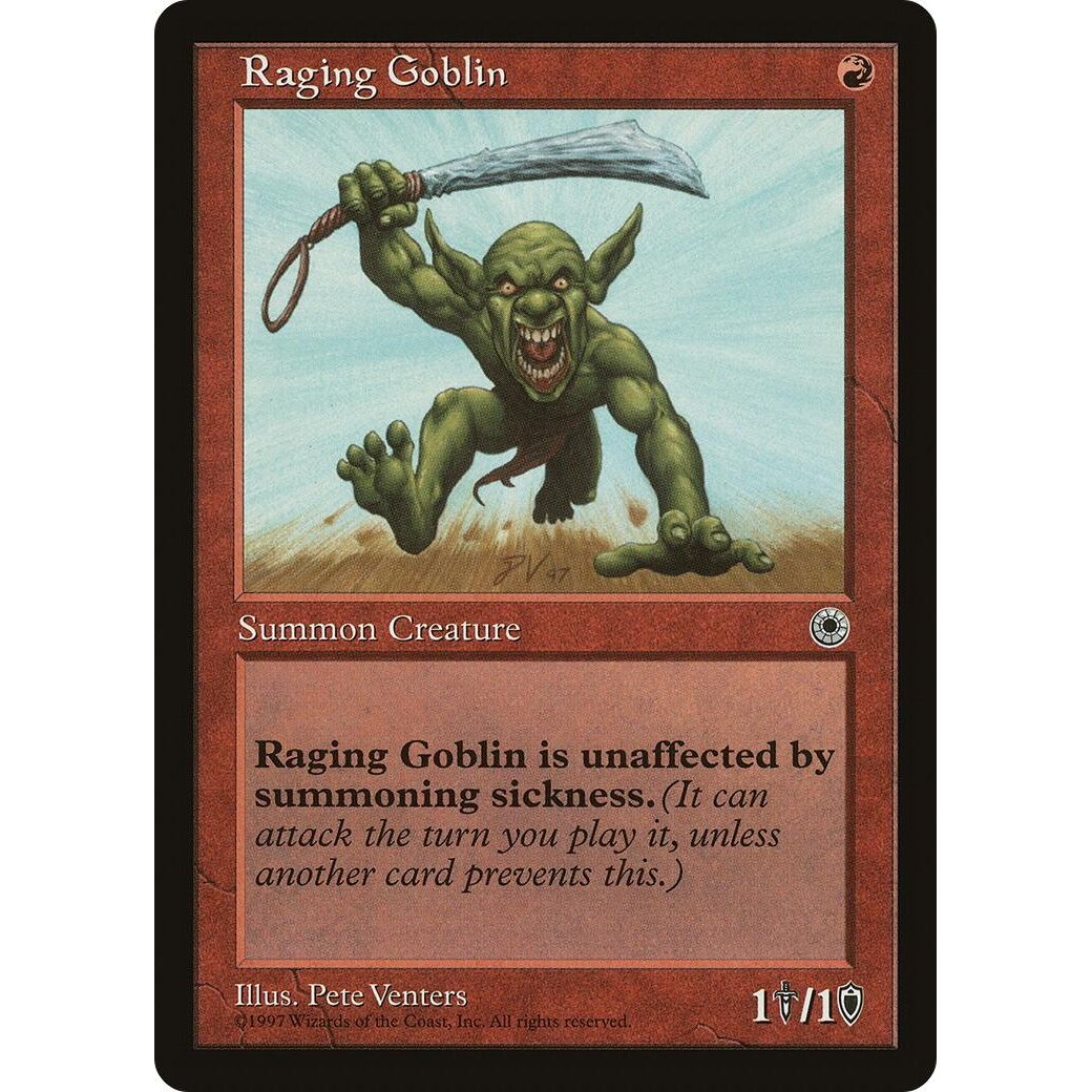 Image for Raging Goblin (POR) - Magic: The Gathering
