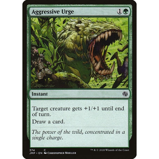 Image for Aggressive Urge (374) (JMP) - Magic: The Gathering