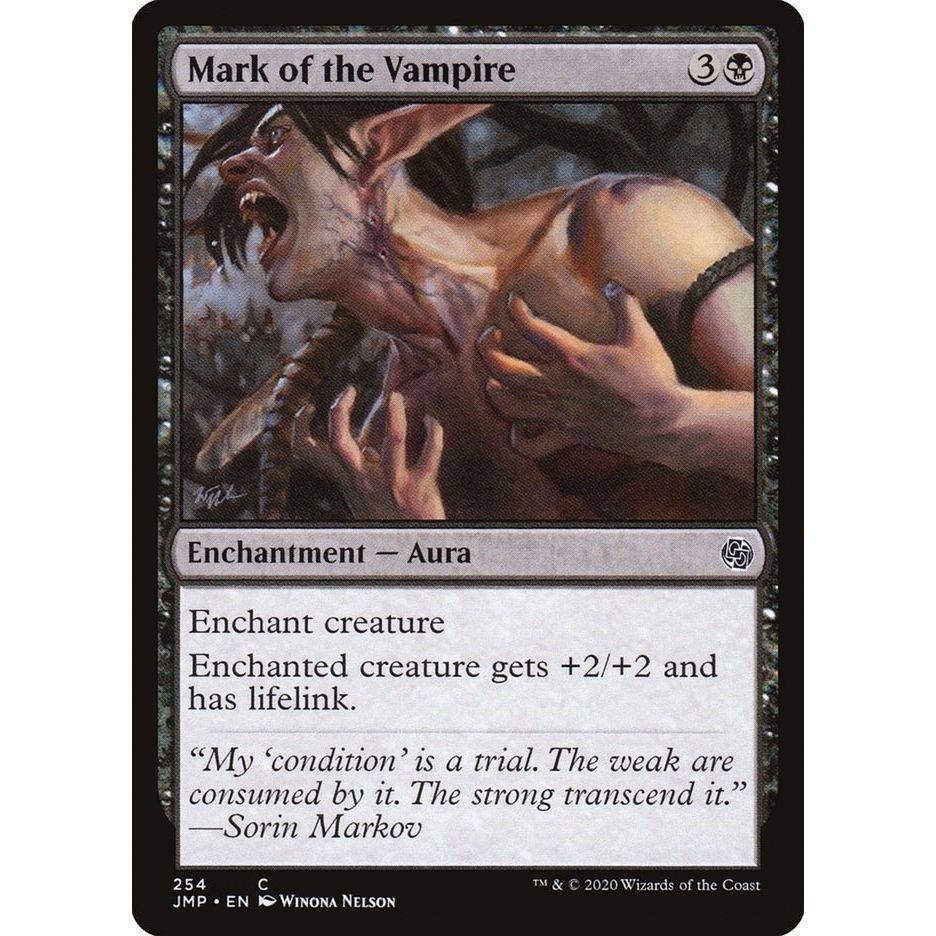 Image for Mark of the Vampire (254) (JMP) - Magic: The Gathering