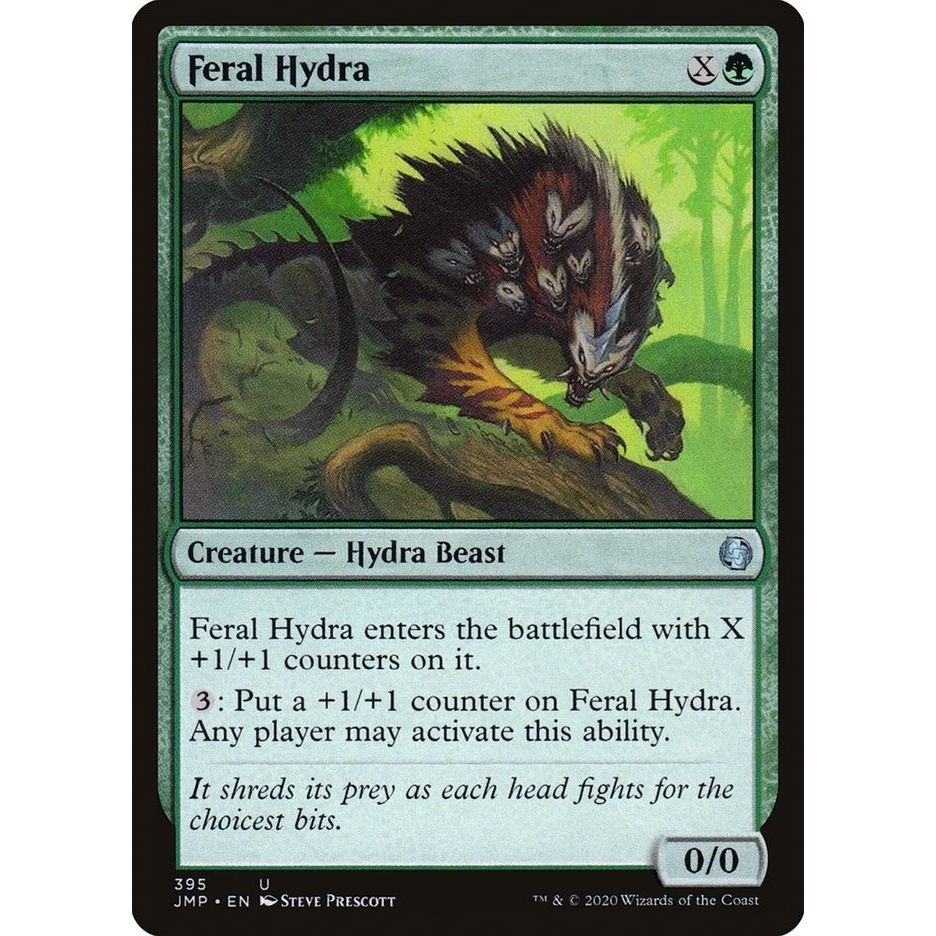 Image for Feral Hydra (395) (JMP) - Magic: The Gathering