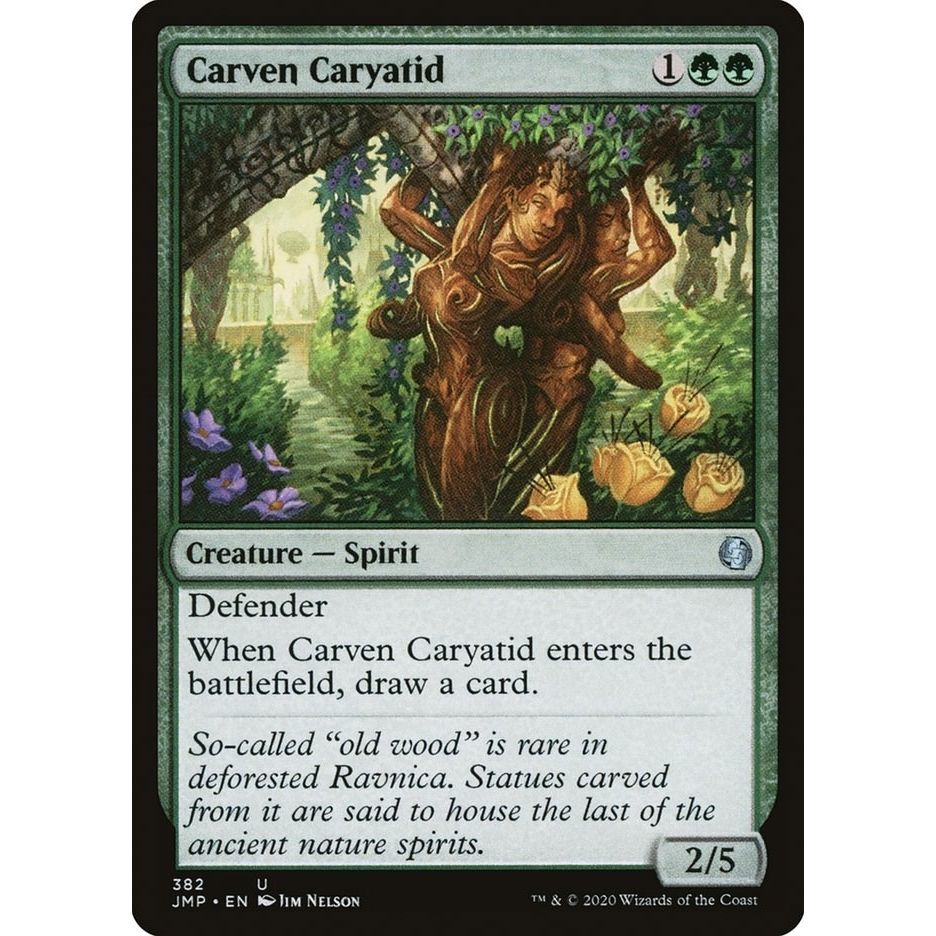Image for Carven Caryatid (382) (JMP) - Magic: The Gathering